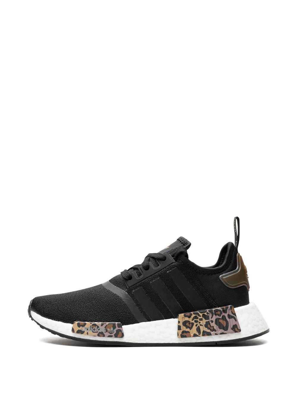 Shop Adidas Originals Nmd R1 "cheetah" Sneakers In Black