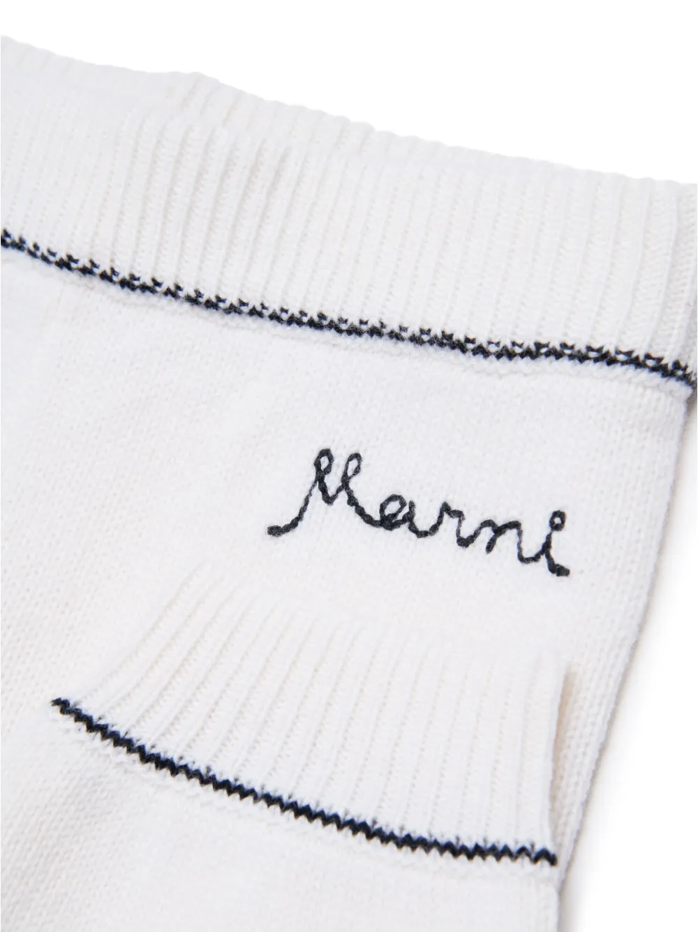 Marni Kids Trainingsbroek met geborduurd logo Wit