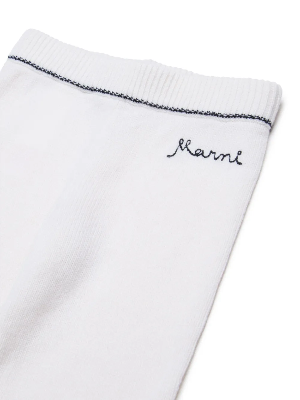 Marni Kids Trainingsbroek met geborduurd logo Wit