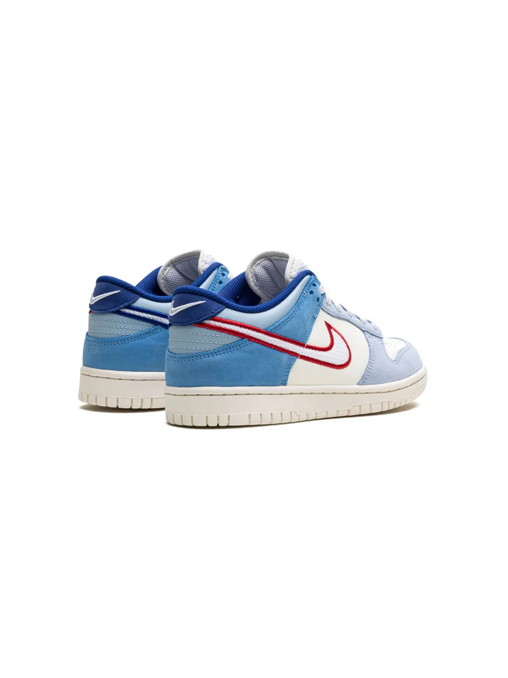 Dunk Low Armory Blue Red Mesh Sneakers