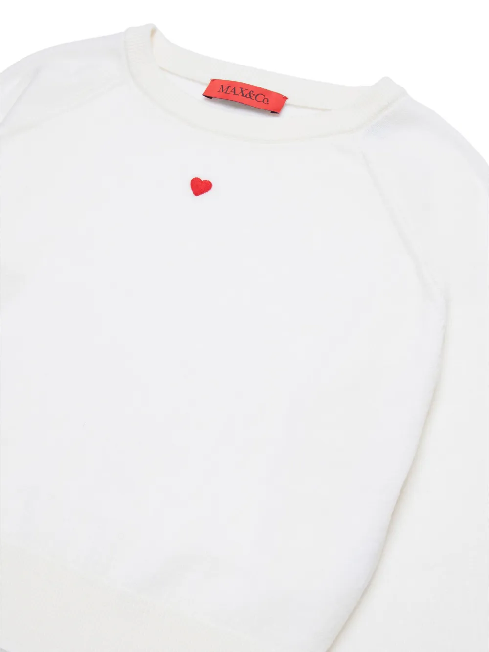 MAX&Co. Kids Wollen sweater Wit