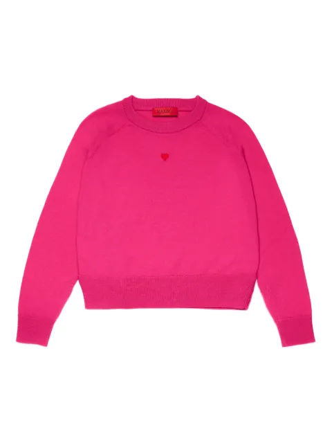 MAX&Co. Kids heart-motif knitted jumper