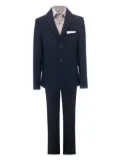 Moustache Chaplin single-breasted suit - Blue