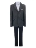 Moustache Dallas checked suit - Grey