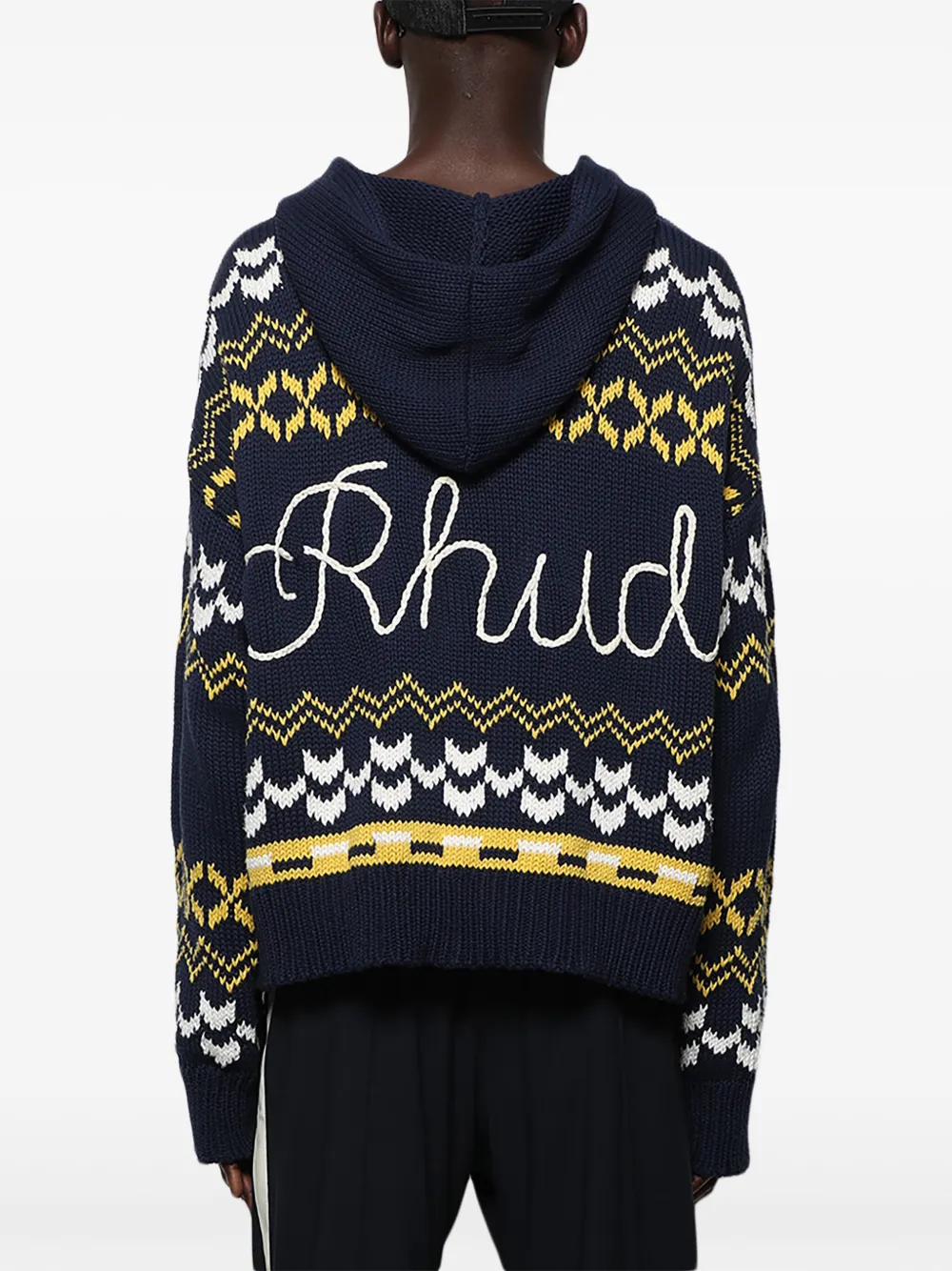 RHUDE Palma hoodie met rits Zwart