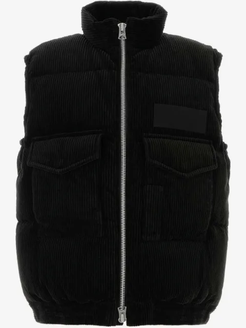 sacai chaleco capitonado de pana
