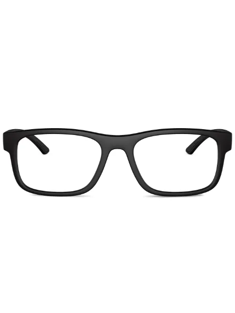 Prada Linea Rossa printed square-frame glasses