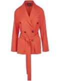 Lorena Antoniazzi double-breasted wool blazer - Red