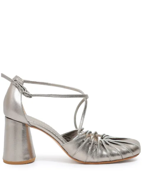Sarah Chofakian Lee 60mm leather pumps