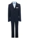 Moustache Zain single-breasted suit - Blue