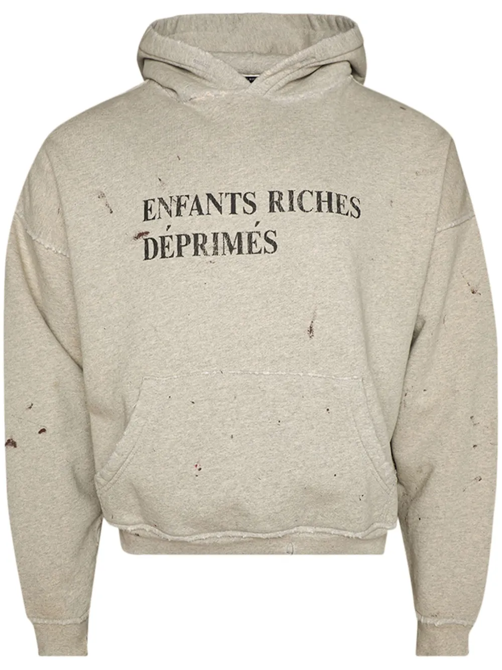 Enfants Riches Deprimes Logo-print Distressed Cotton-jersey Enfants Riches Deprimes Logo-print Distressed Cotton-jersey