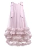 Tulleen Violeta ruffled tulle-overlay dress - Pink