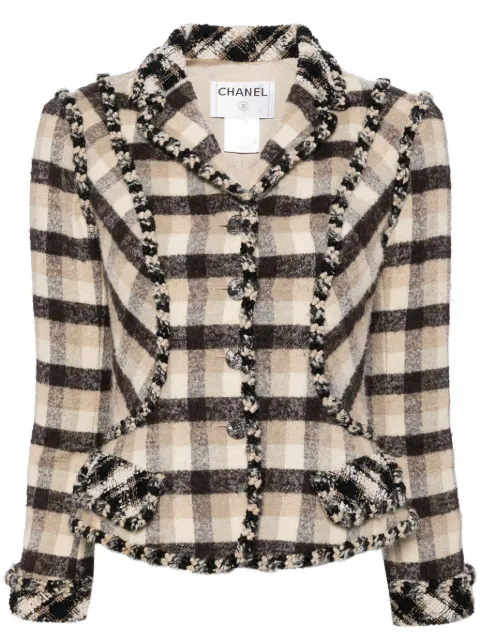 CHANEL Pre-Owned 2006 single-breasted tweed blazer