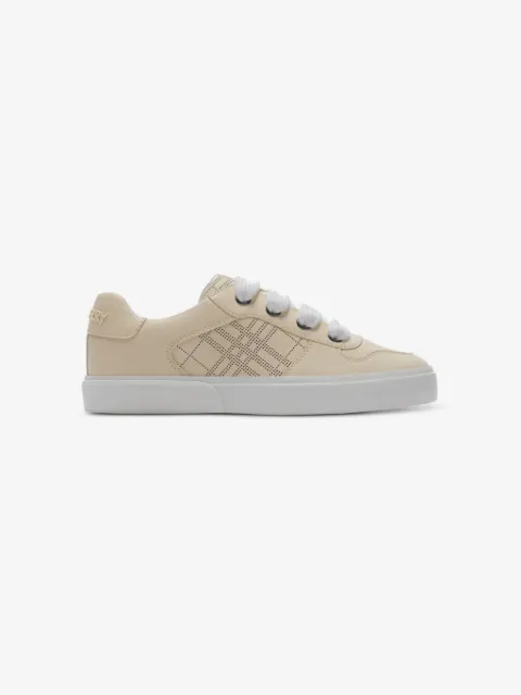 Burberry Kids tenis con motivo de cuadros