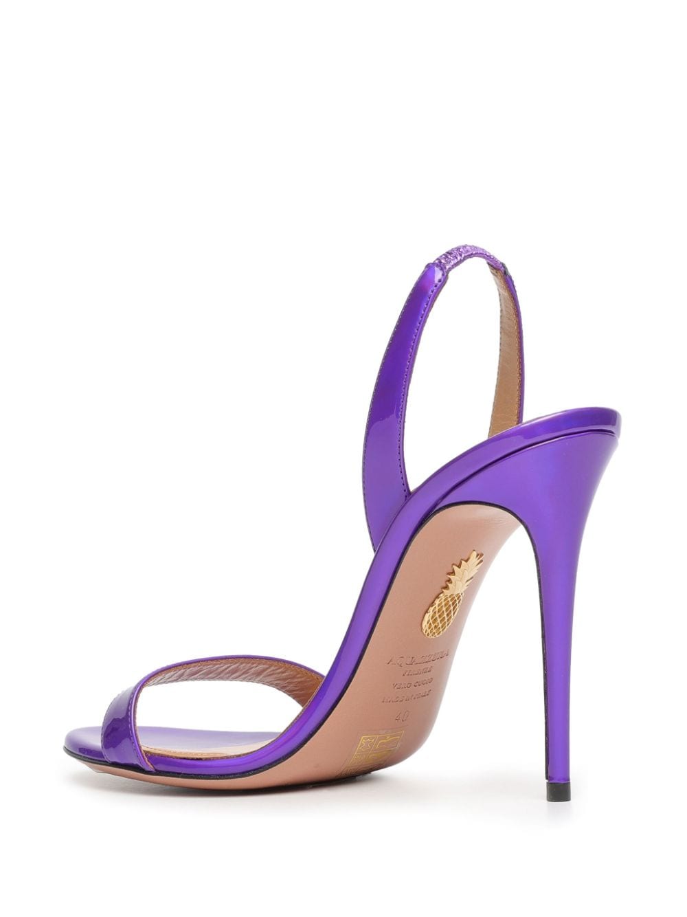 Aquazzura 105mm So Nude sandals Purple