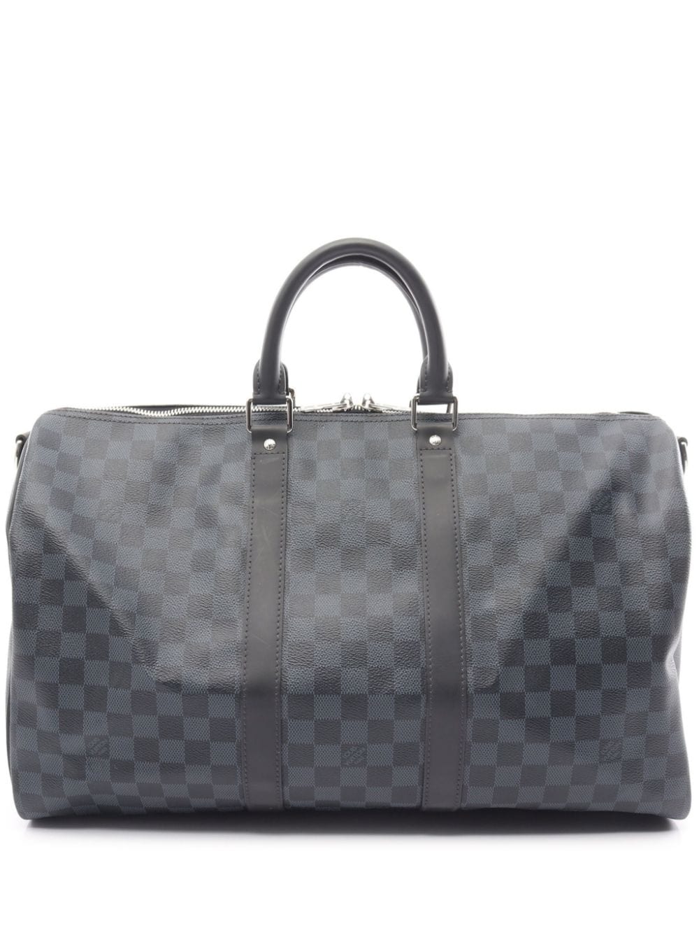 Pre-owned Louis Vuitton 2016 Keepall 45 Two-way Travel Bag In Black