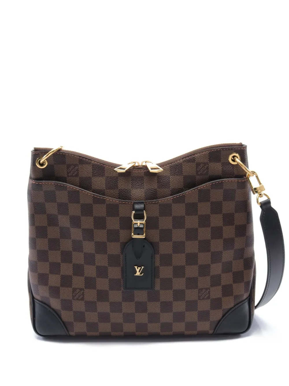 Pre-owned Louis Vuitton 2021 Odeon Nm Mm Shoulder Bag In Brown