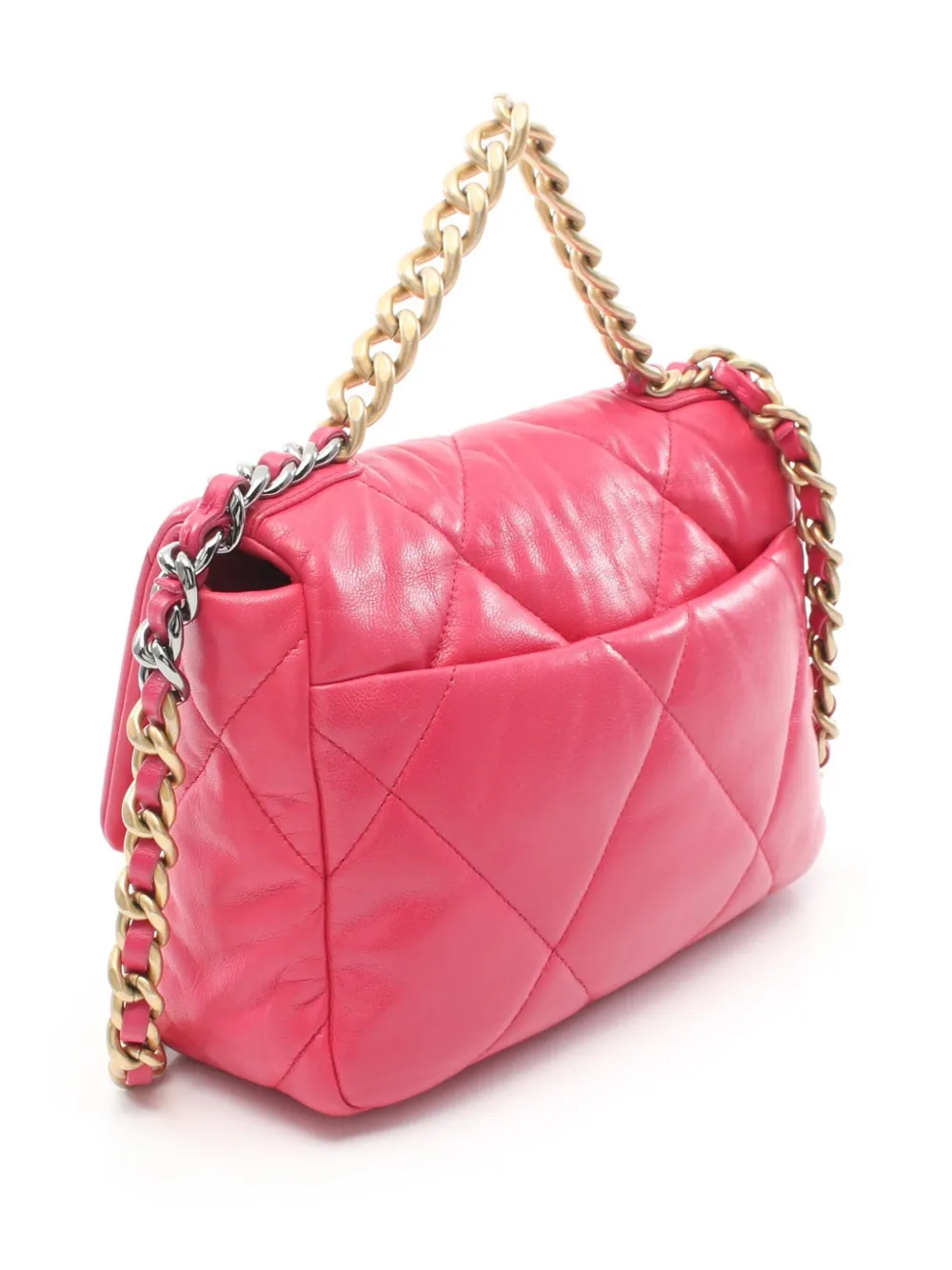 CHANEL Pre-Owned 2020-2021 19 shoulder bag - Roze
