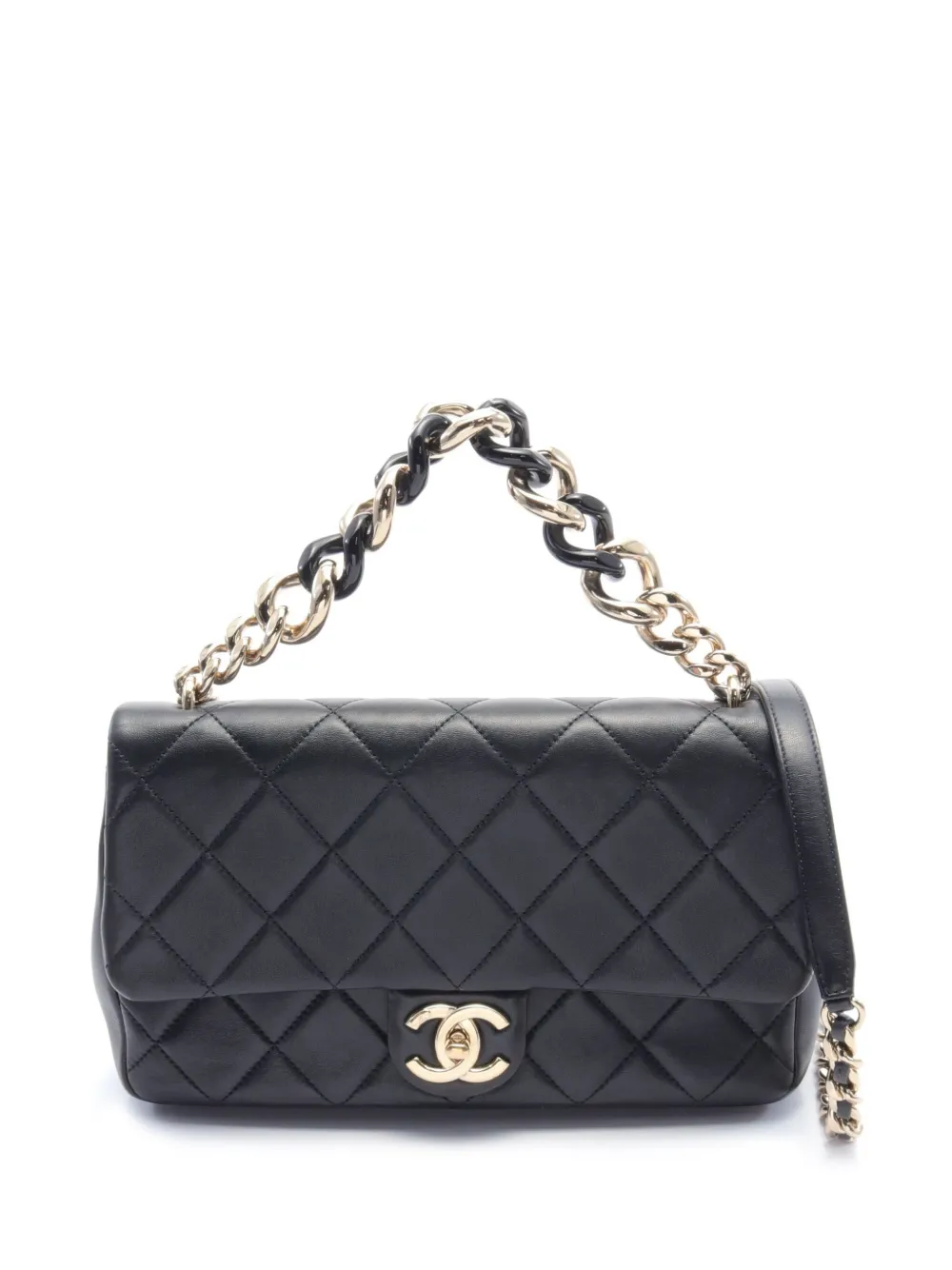 CHANEL Pre-Owned 2021 large Classic Flap shoulder bag – Black