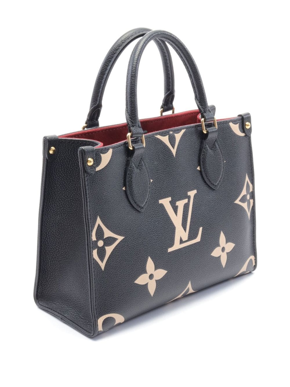 Pre-owned Louis Vuitton 2021 On The Go Pm Handbag In Black