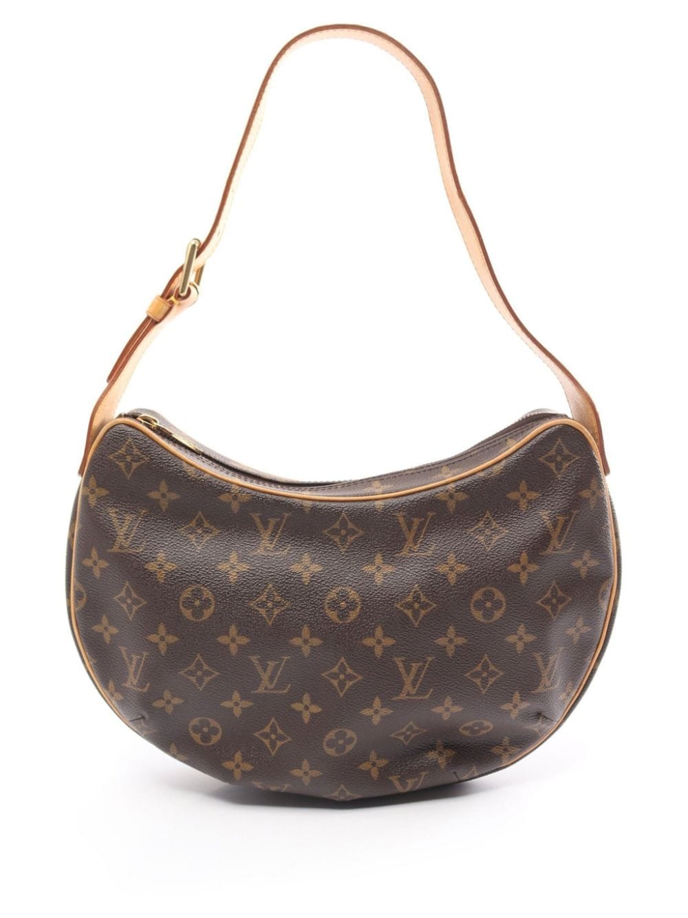 Pre-owned Louis Vuitton 2005 Croissant Mm Shoulder Bag In Brown