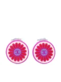 CHANEL Pre-Owned 2004 button clip-on earrings - Pink