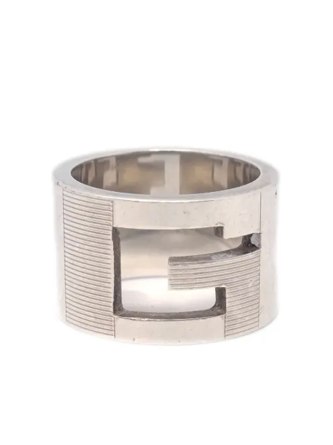 Gucci Pre-Owned خاتم بشعار الماركة 1990-2000 G