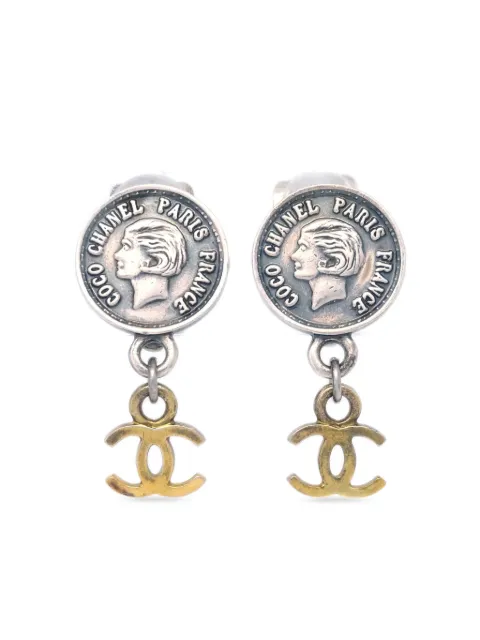 CHANEL Pre-Owned boucles d'oreilles à clip (1996)