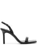 Senso 40mm Helena leather sandals - Black