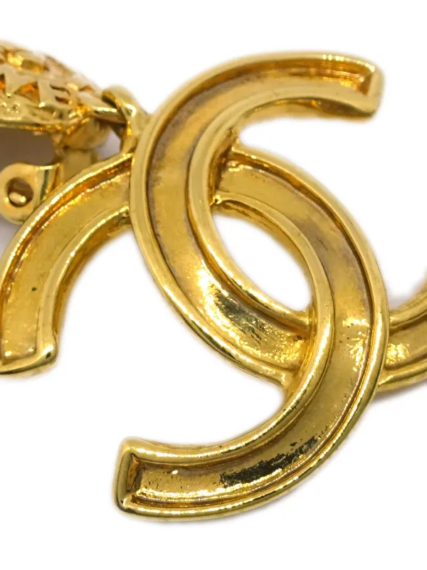 CHANEL Pre-Owned 1982 ココマーク イヤリング | ゴールドトーン