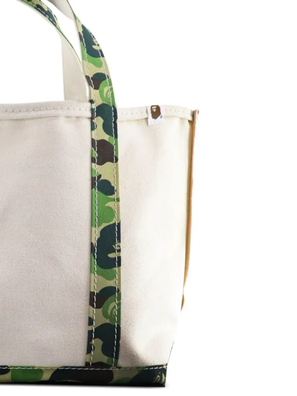 SAINT MXXXXXX x BAPE camouflage-print Tote Bag | White | FARFETCH