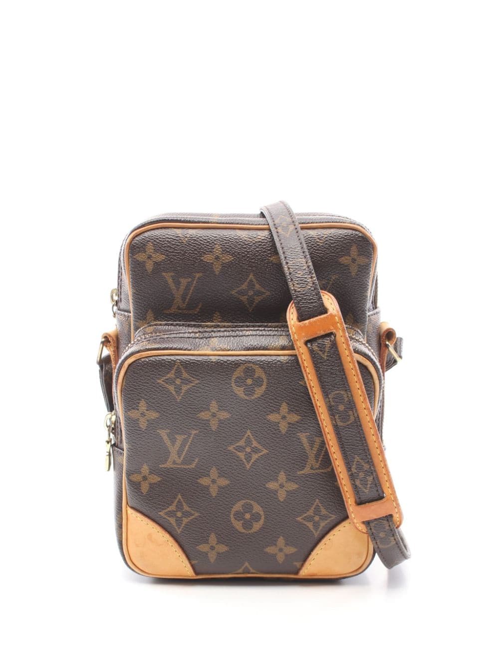 Pre-owned Louis Vuitton 2004 Amazon Shoulder Bag In Brown