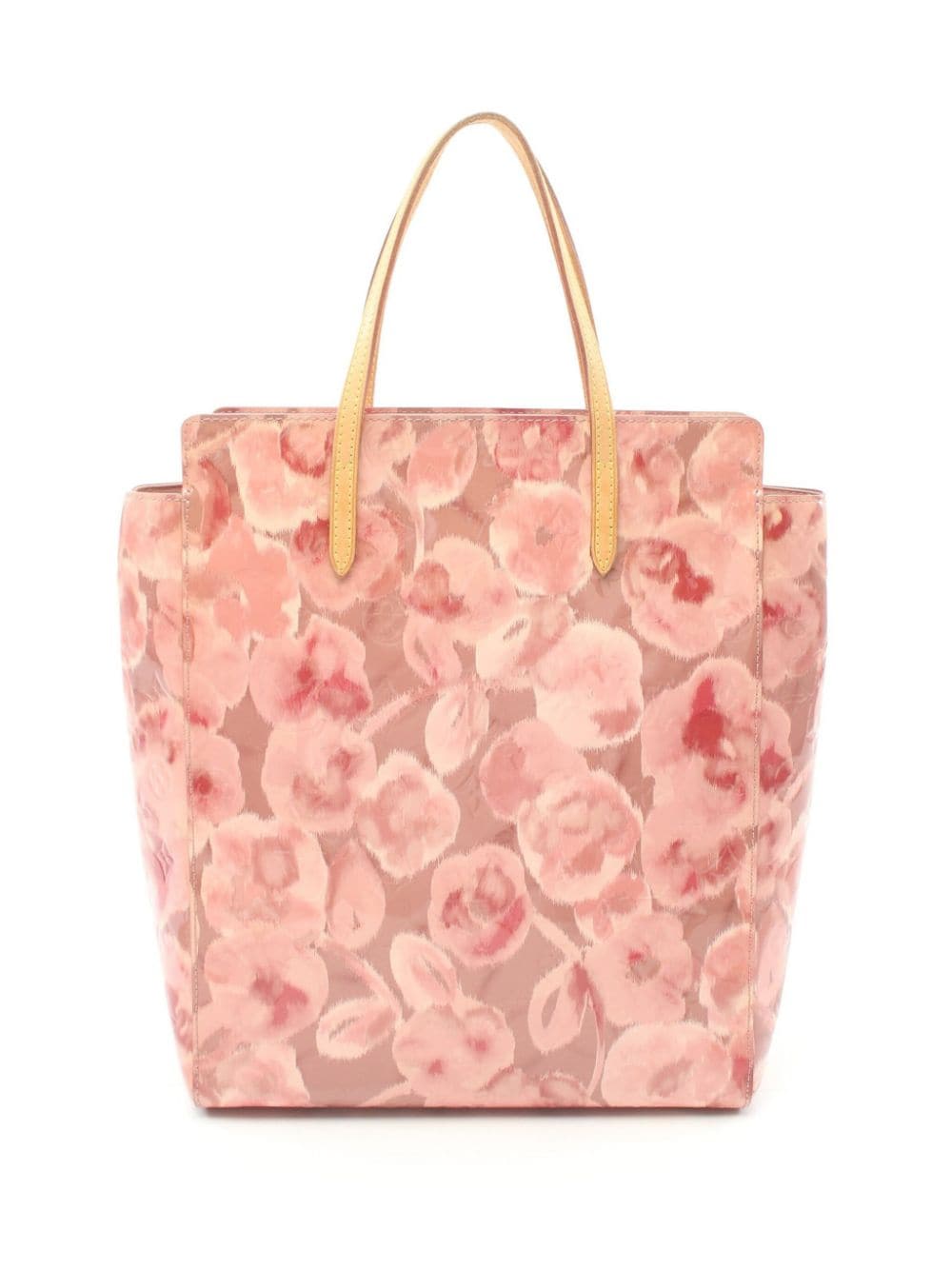 Pre-owned Louis Vuitton 2013 Catalina Ns Floral-print Tote Bag In Pink