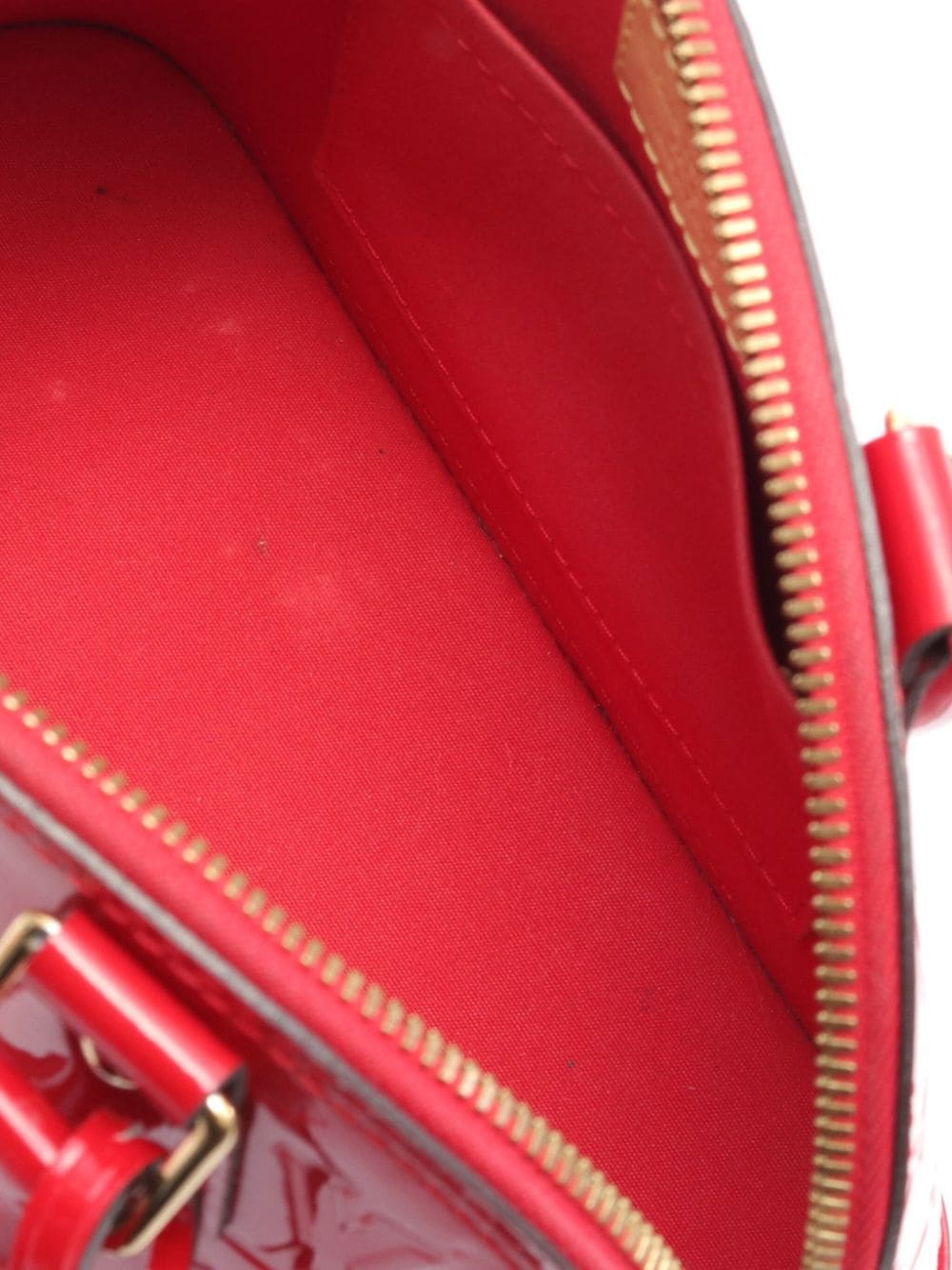 Pre-owned Louis Vuitton Alma Bb 手提包（2015年典藏款） In Red