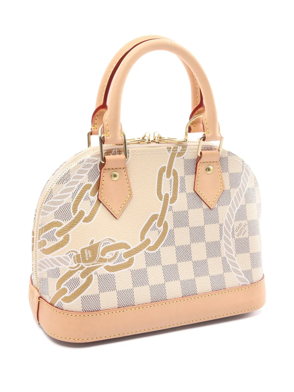 Louis Vuitton Pre-Owned 2021 Alma BB Nautical two-way bag - Beige