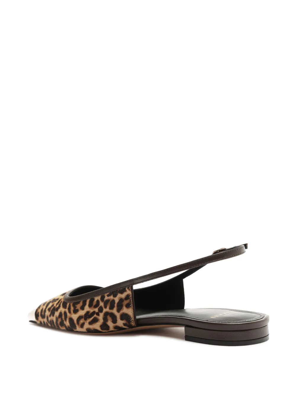 Alexandre Birman Olivia slingback flat pumps Brown