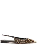 Alexandre Birman Olivia slingback flat pumps - Brown