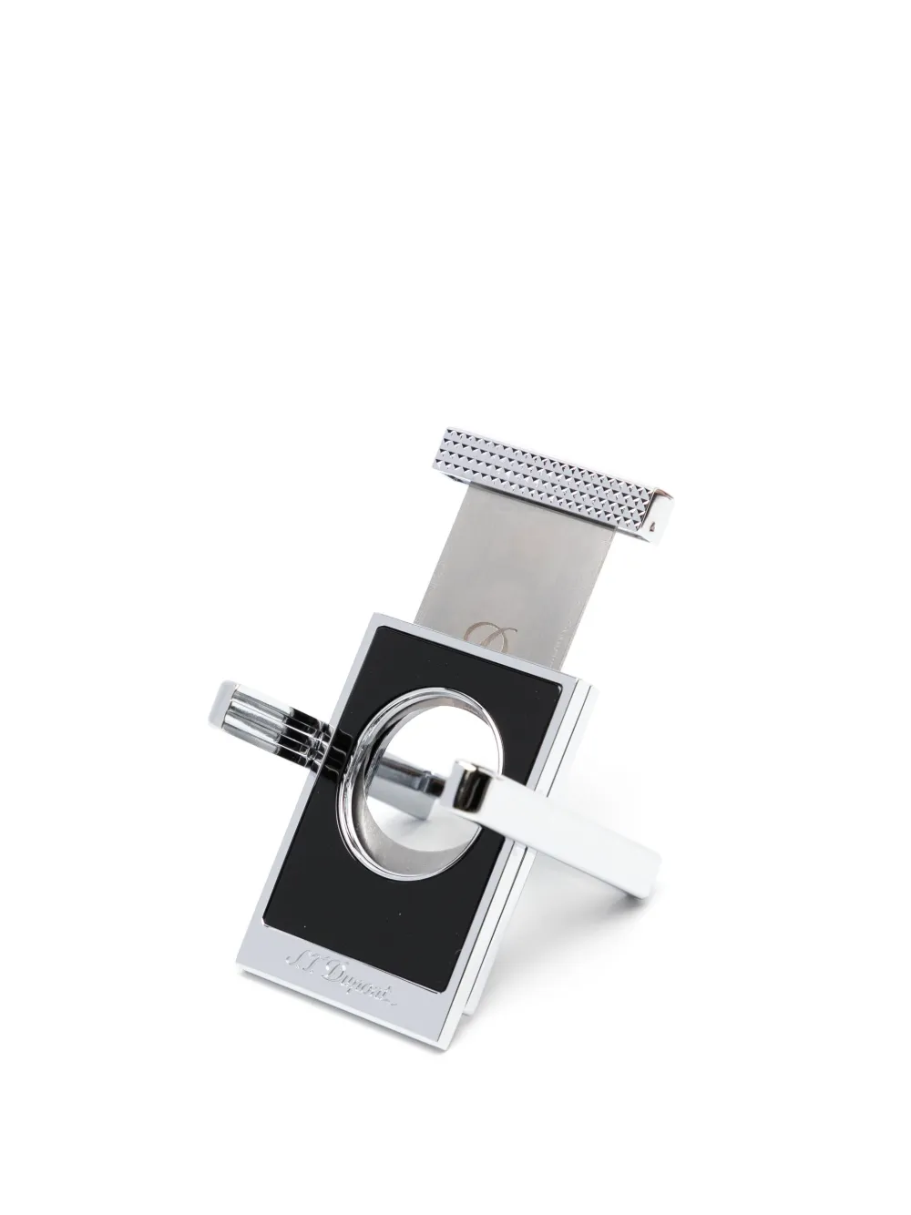 St Dupont Logo-engraved Cigar Cutter In Silver