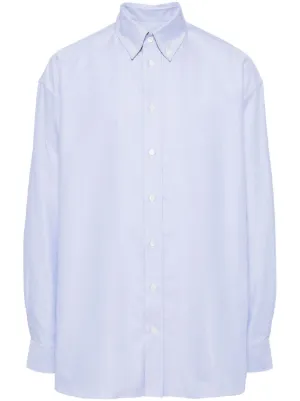 MM6 Maison Margiela アシンメトリー シャツ | ニュートラル | FARFETCH JP