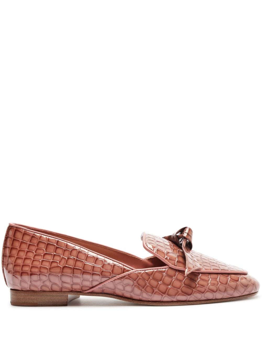 Alexandre Birman Clarita Belgian leather loafers Roze