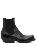 Marni black leather chelsea boots