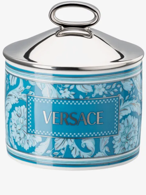 Versace Barocco logo-print candle 