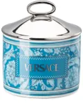 Versace small Barocco porcelain box - Blue