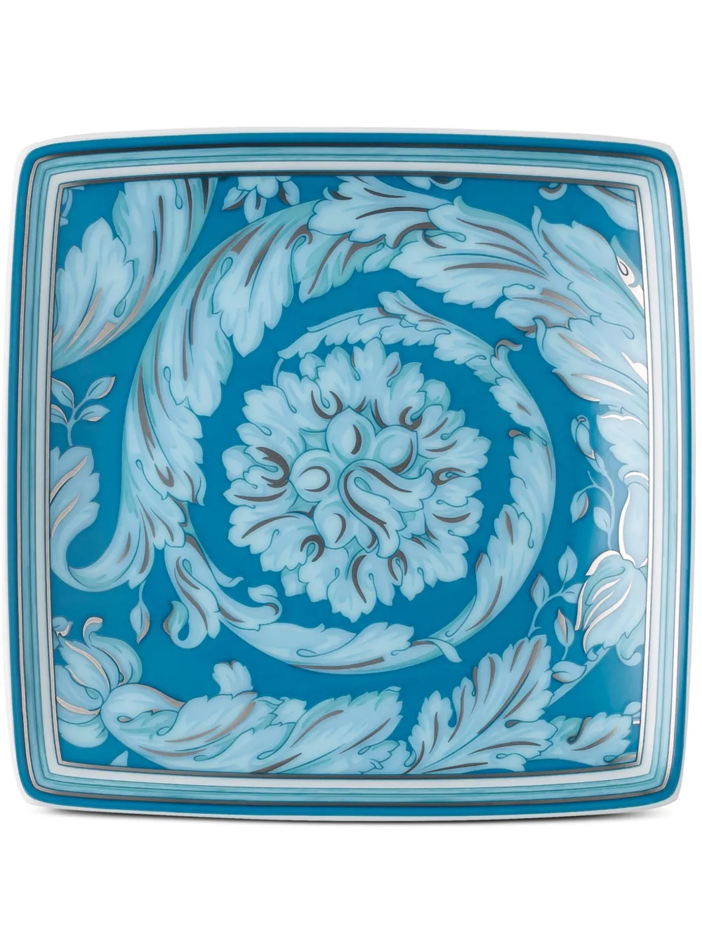 Versace Barrocco Coppeta porcelain plate (9cm) | Blue | Image 1