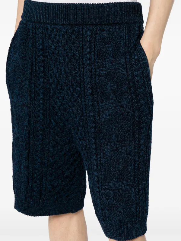 マルニショートパンツ Marni ニット ショートパンツ | ブルー | FARFETCH JP