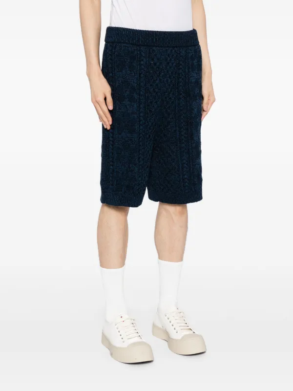 マルニショートパンツ Marni ニット ショートパンツ | ブルー | FARFETCH JP