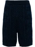 Marni knitted knee-length shorts - Blue