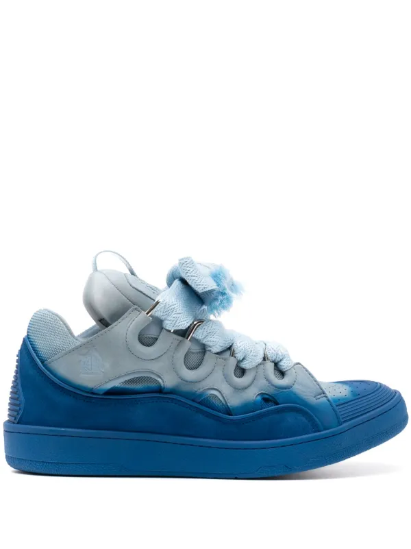 Lanvin Curb Radiant spray effect Sneakers Blue FARFETCH AE