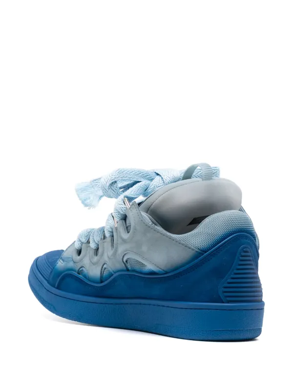 Blue lanvin sneakers deals