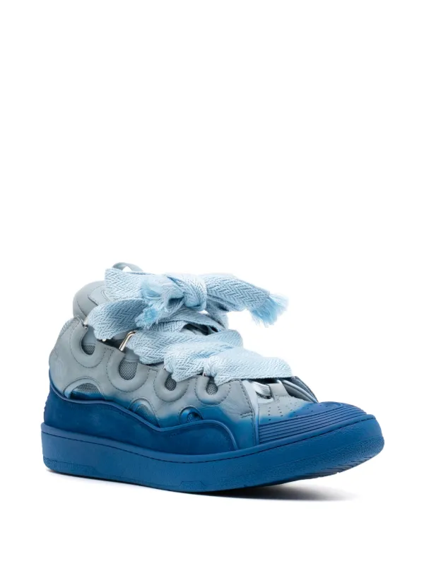 Lanvin Curb Radiant spray effect Sneakers Blue FARFETCH AZ